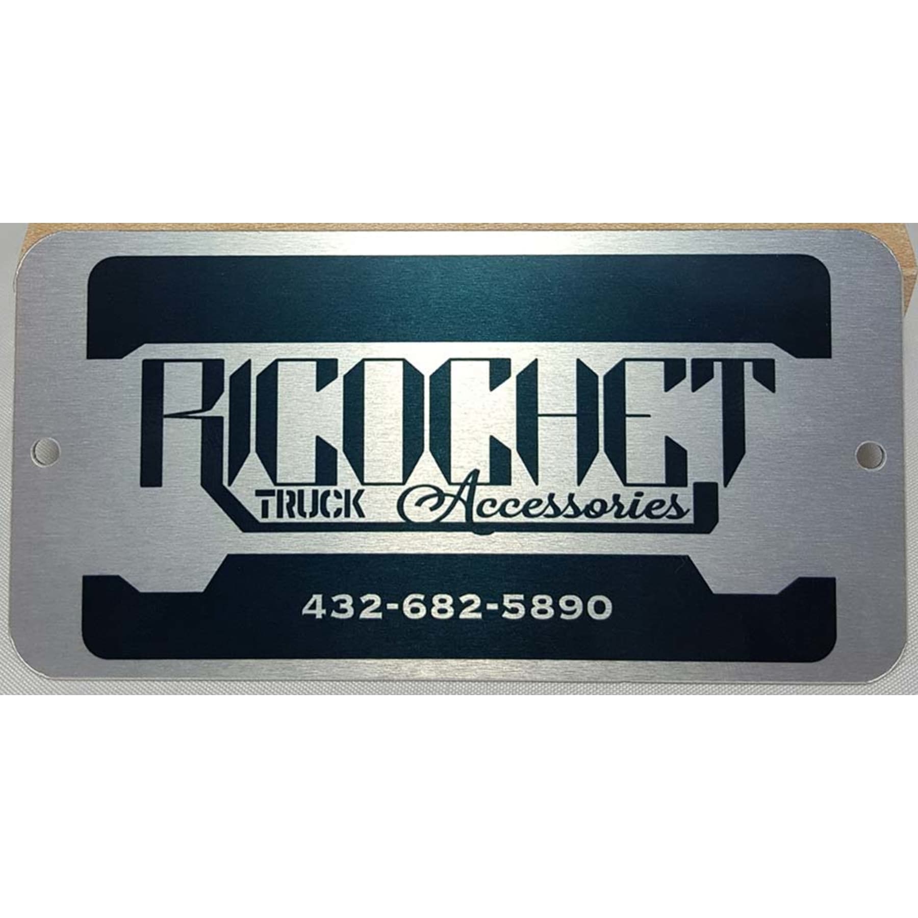 Aluminum Sign or ID Plate - SW25