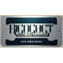 Aluminum Sign or ID Plate - SW25