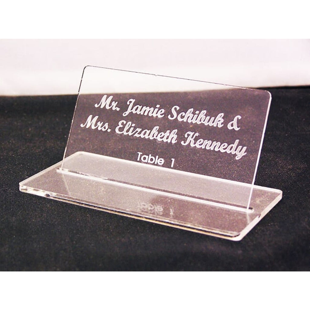 Acrylic Table Signs - SS03
