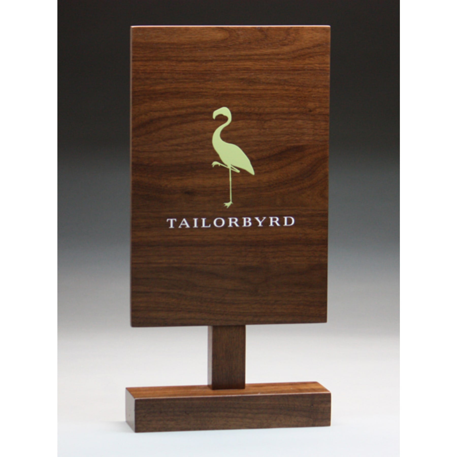 Hardwood Table Signs - SS14