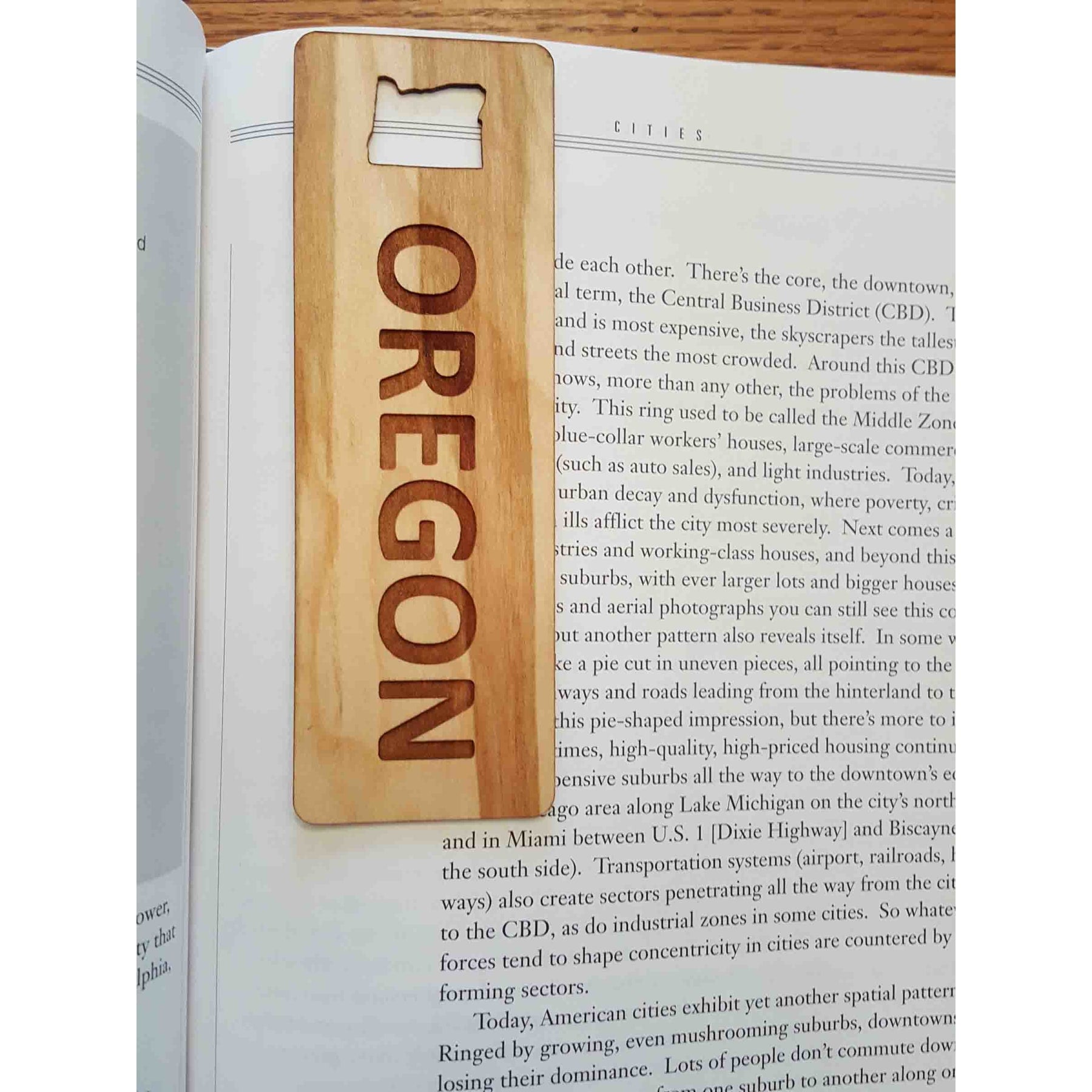 1.5" x 5.75" - Oregon Hardwood Bookmarks