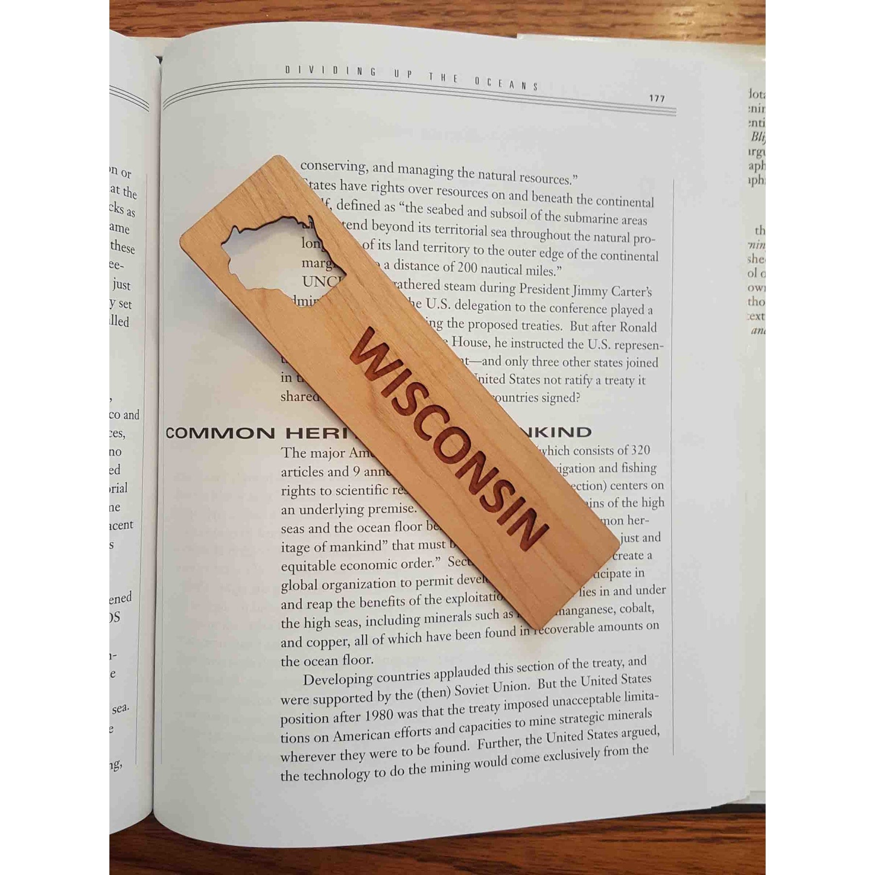 1.5" x 5.75" - Wisconsin Hardwood Bookmarks