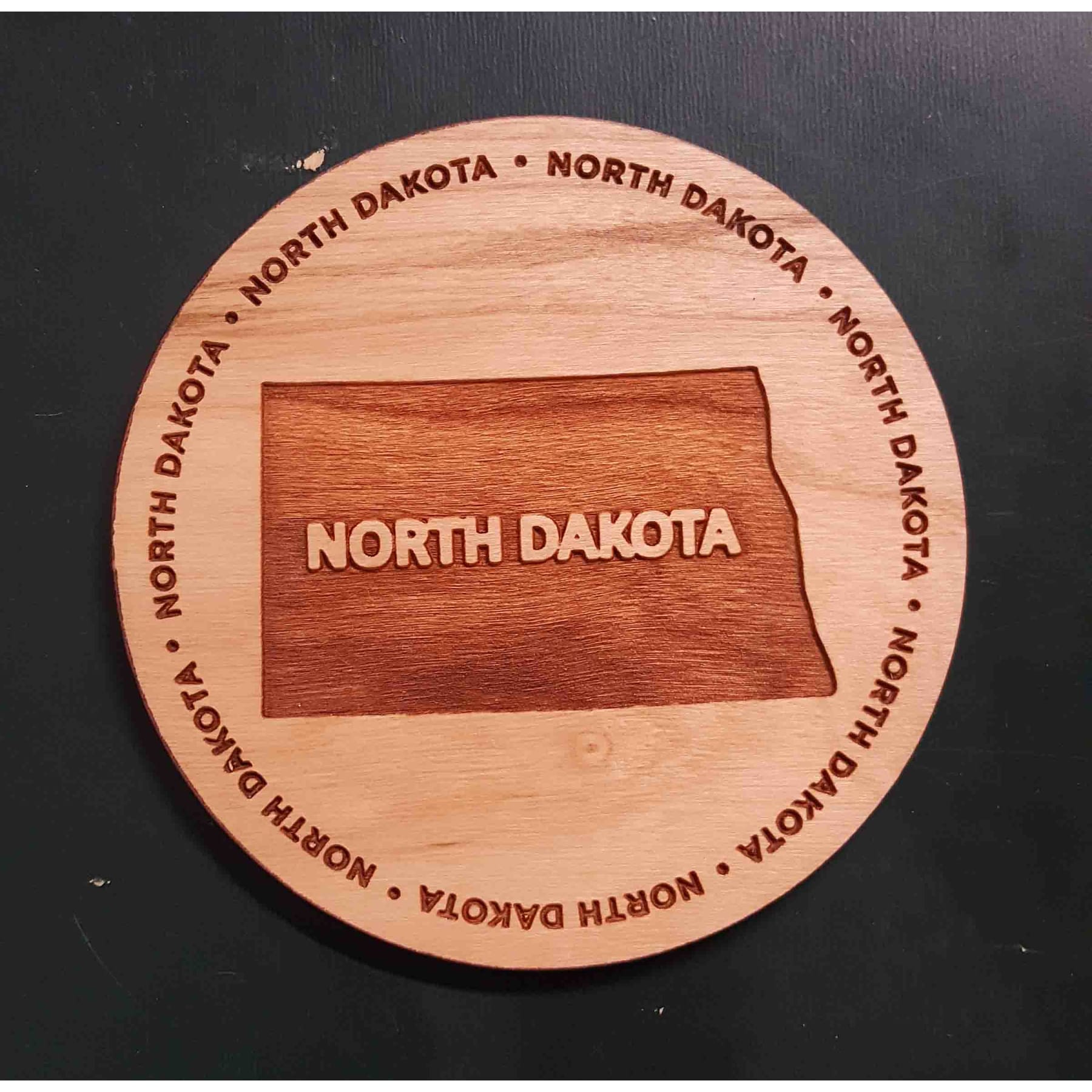 3.5" - North Dakota Hardwood Coasters