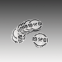 Custom Size, Shape and Print Brushed Aluminum Stickers