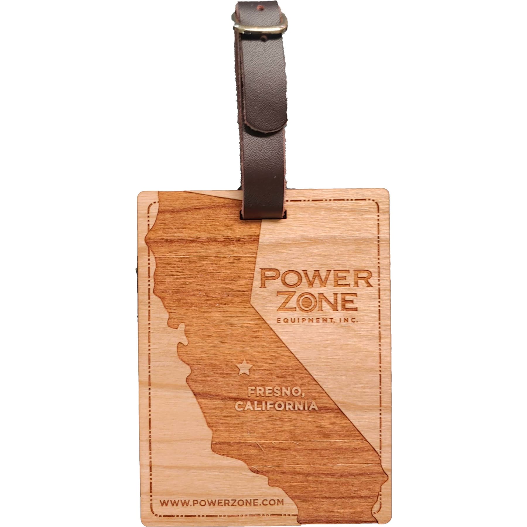 3" x 4" - California Hardwood Luggage Tags