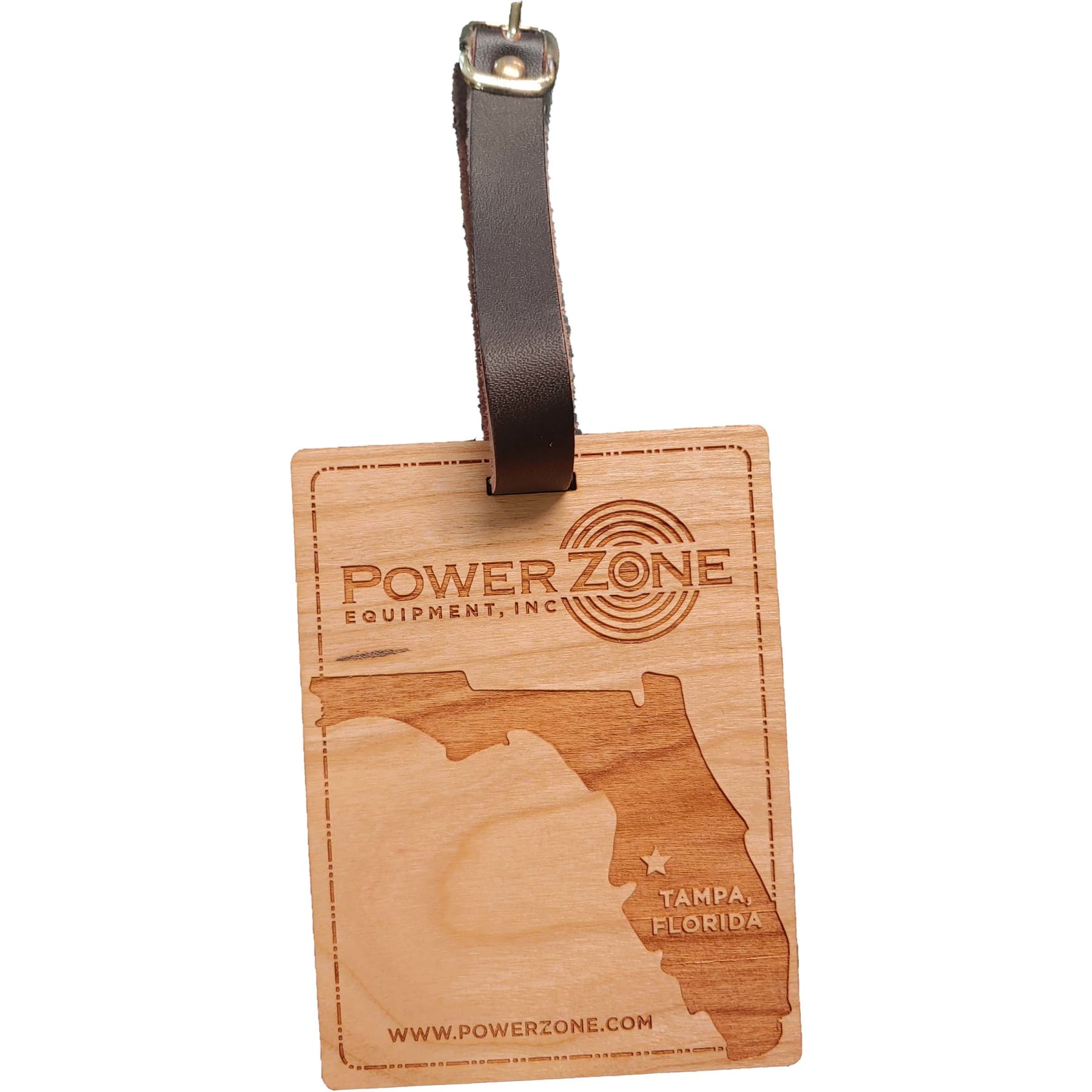 3" x 4" - Florida Hardwood Luggage Tags