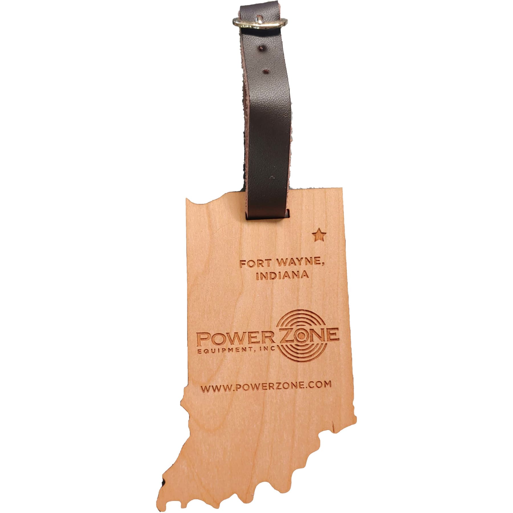 3" x 4" - Indiana Hardwood Luggage Tags