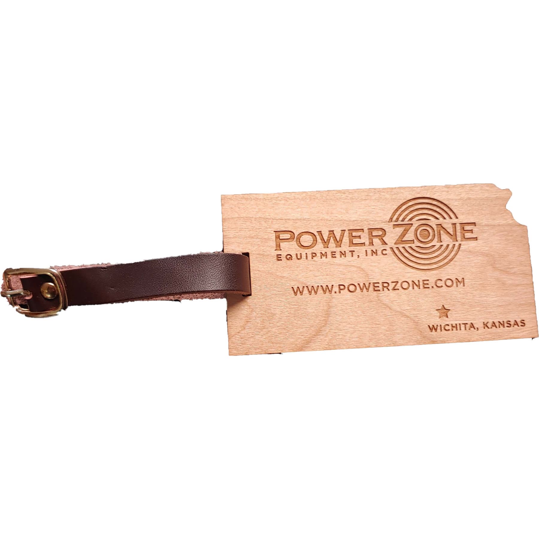 3" x 4" - Kansas Hardwood Luggage Tags