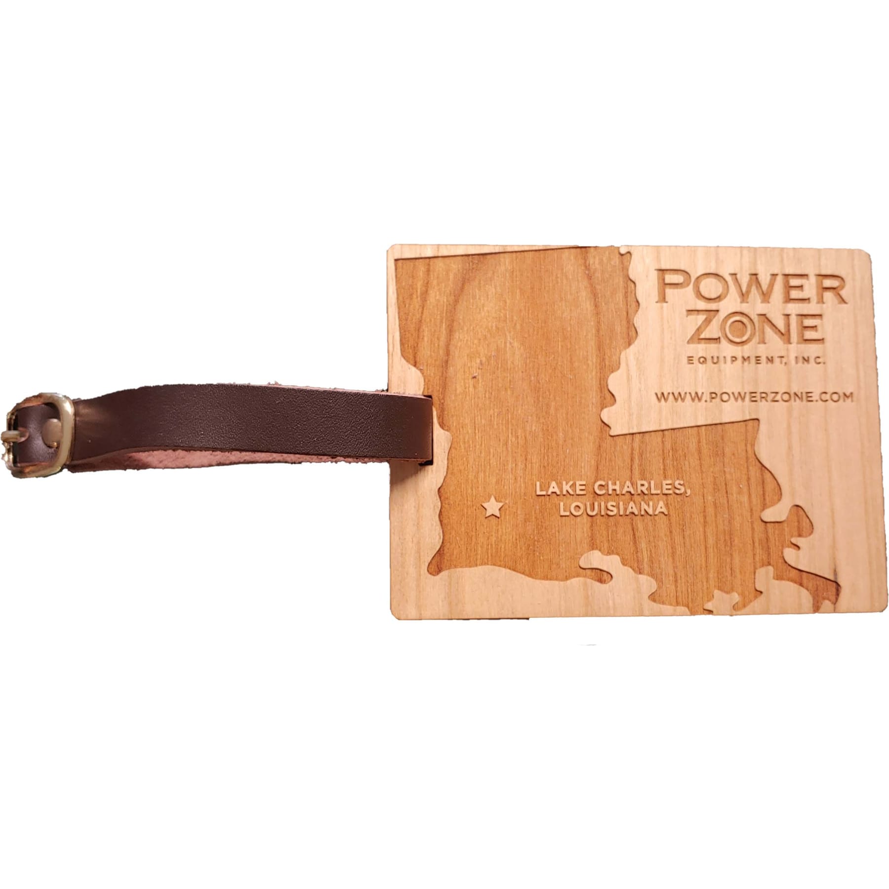 3" x 4" - Louisiana Hardwood Luggage Tags