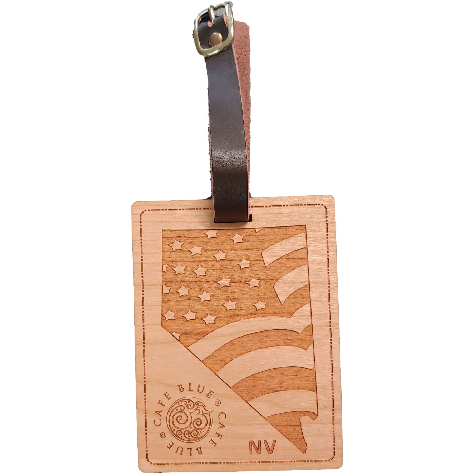 3" x 4" - Nevada Hardwood Luggage Tags
