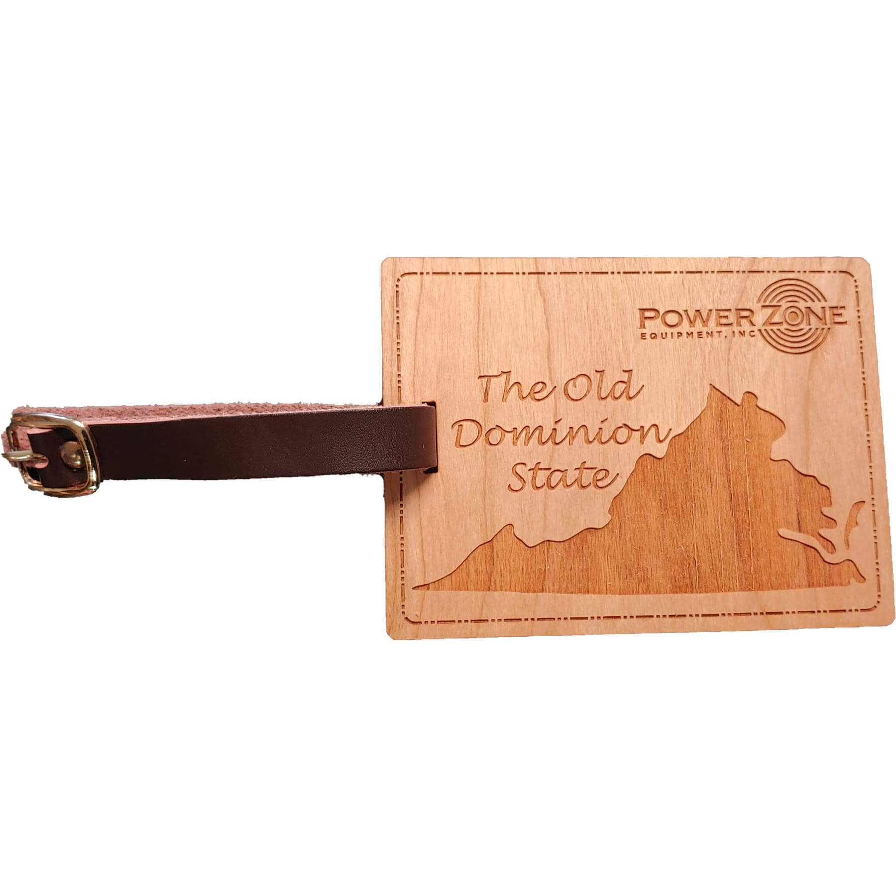 3" x 4" - Virginia Hardwood Luggage Tags