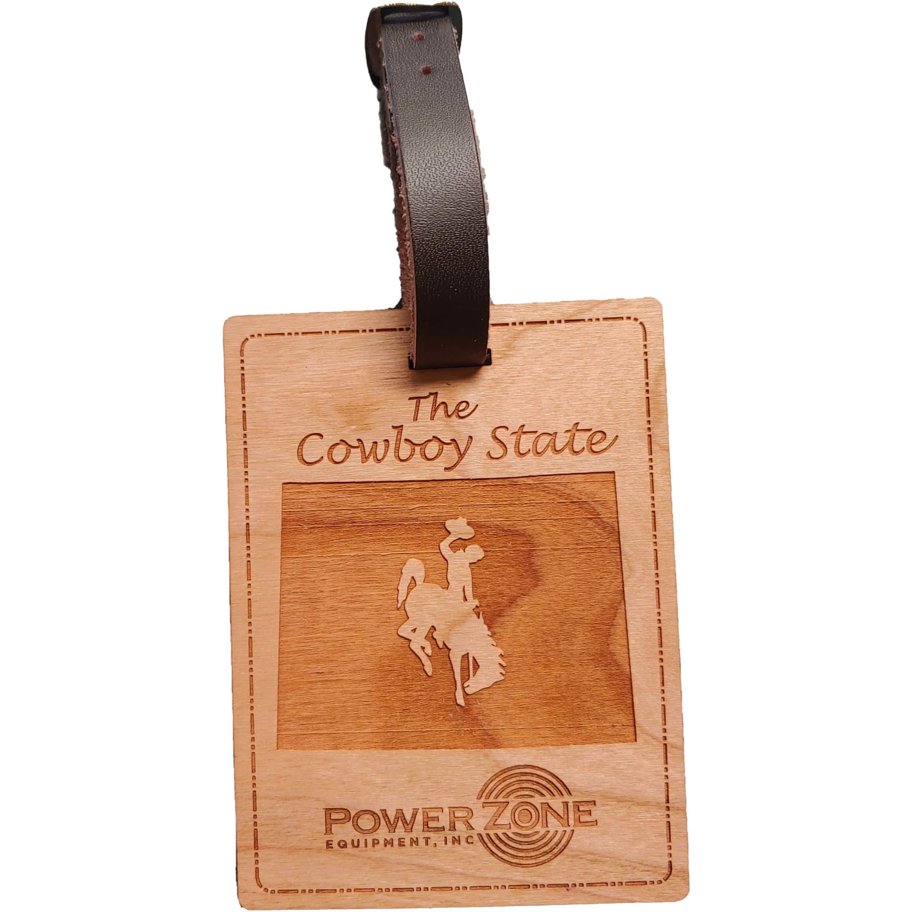 3" x 4" - Wyoming Hardwood Luggage Tags