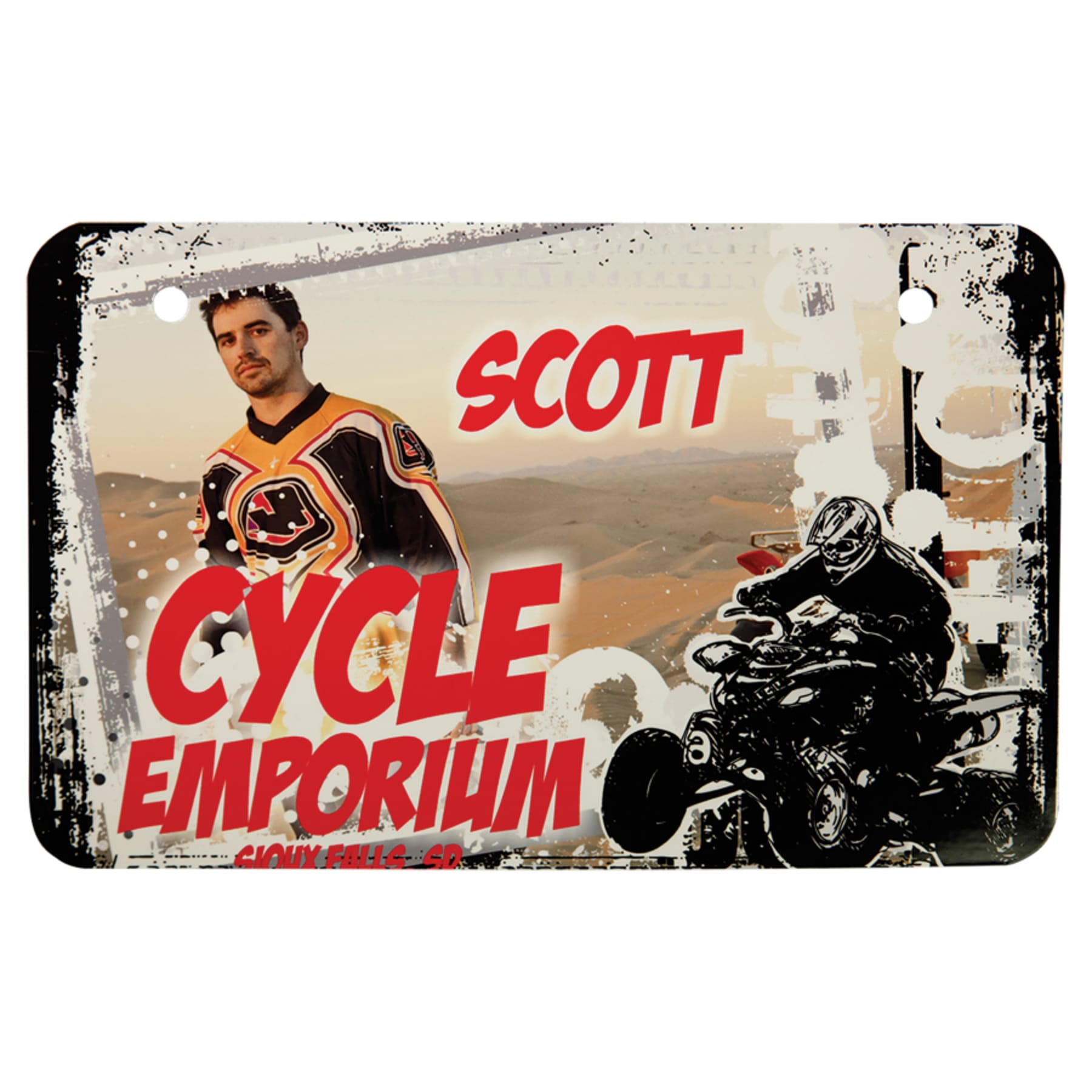 Bike or Motorcycle License Plate - SV01