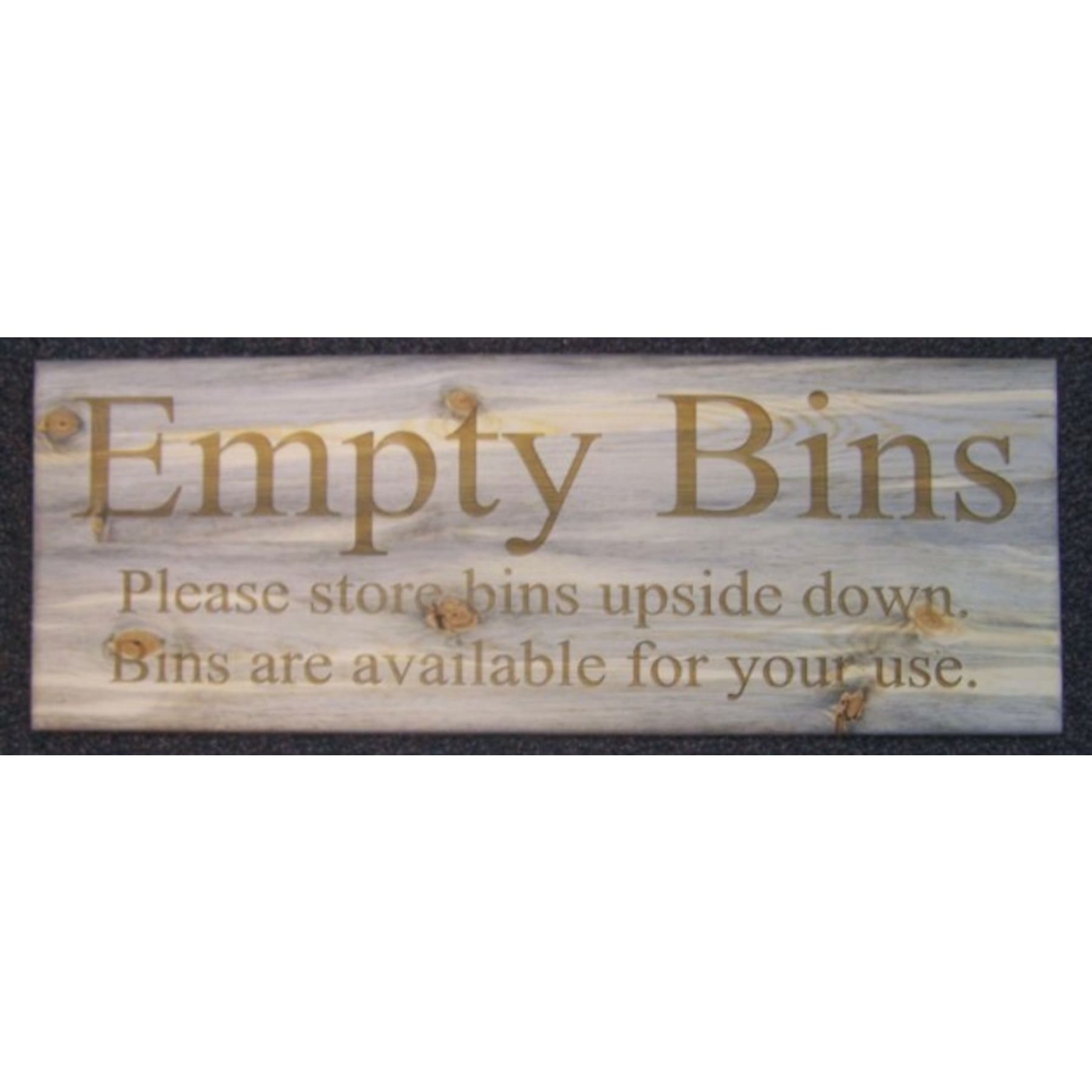 Custom Hardwood Signs - SW03