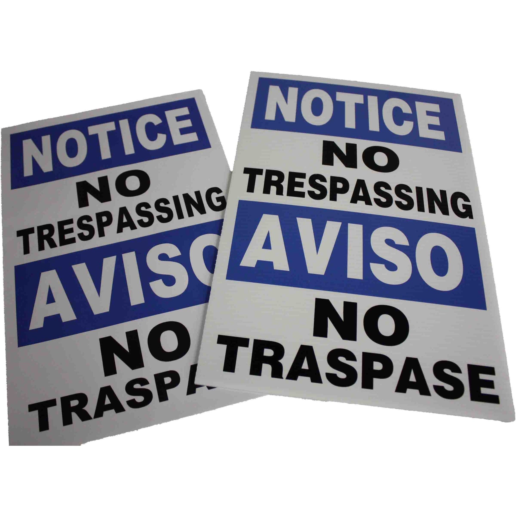Rigid Coroplast Signs - SW12