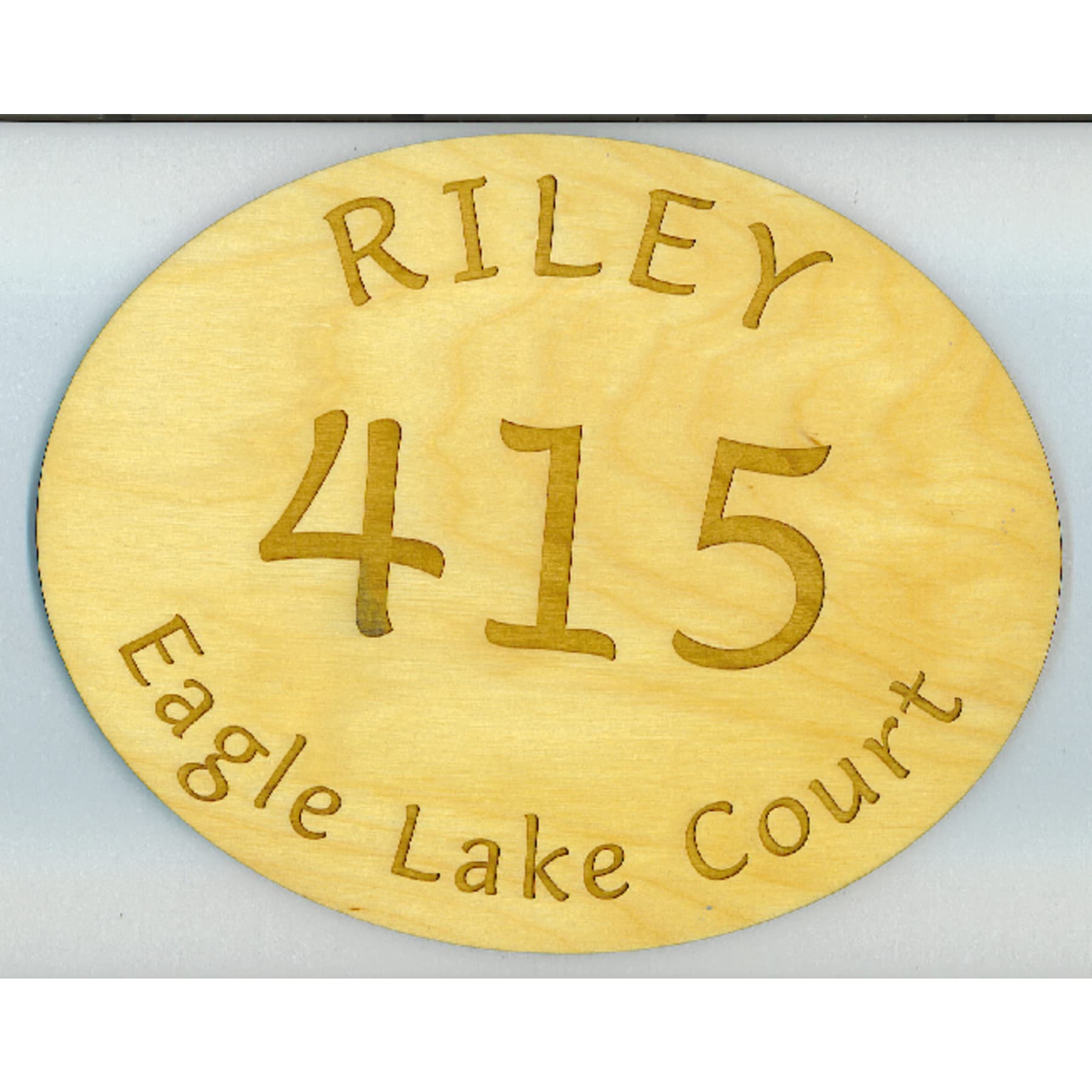 Custom Hardwood Signs - SW03
