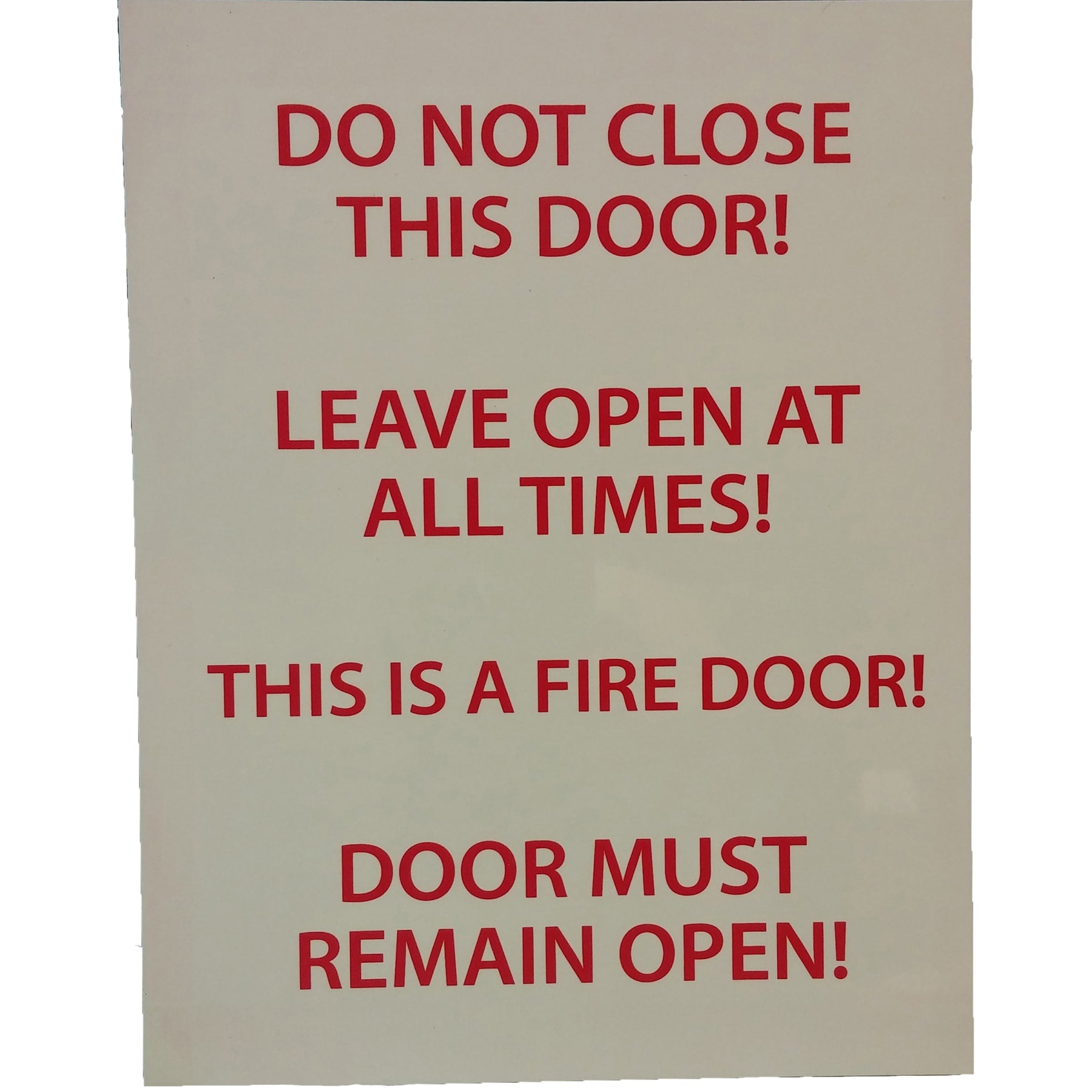 6" x 8" Aluminum Signs