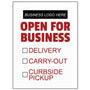 8" x 12" - Rigid Coroplast Signs