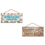 4.5" x 10" MDF Wood Hanging Sign