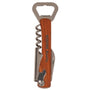 5.25" Wooden Bottle Opener & Wine Corkscrew