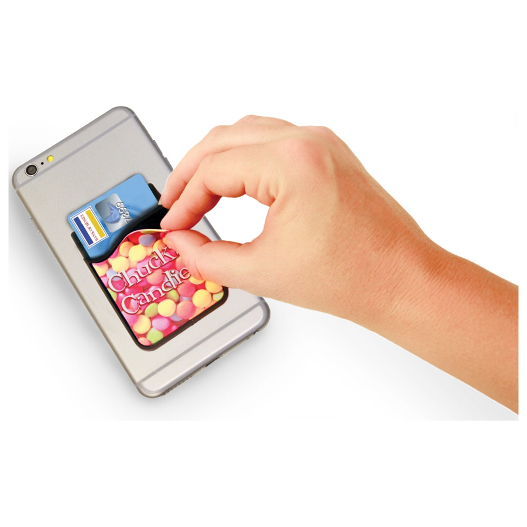 2-in-1 Cell Phone Wallet w/ & Removable Cleaning Insert