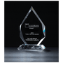 Flame Multi-Faceted Optical Crystal Award
