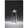 Star Trophy Carved From a Block of Crystal
