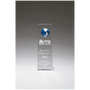 2.75" x 8" x 1.5" Crystal Trophy with Blue Globe