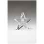 4.1" x.875" Thick Crystal Star Paperweight