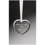 2.5" Crystal Heart Ornament