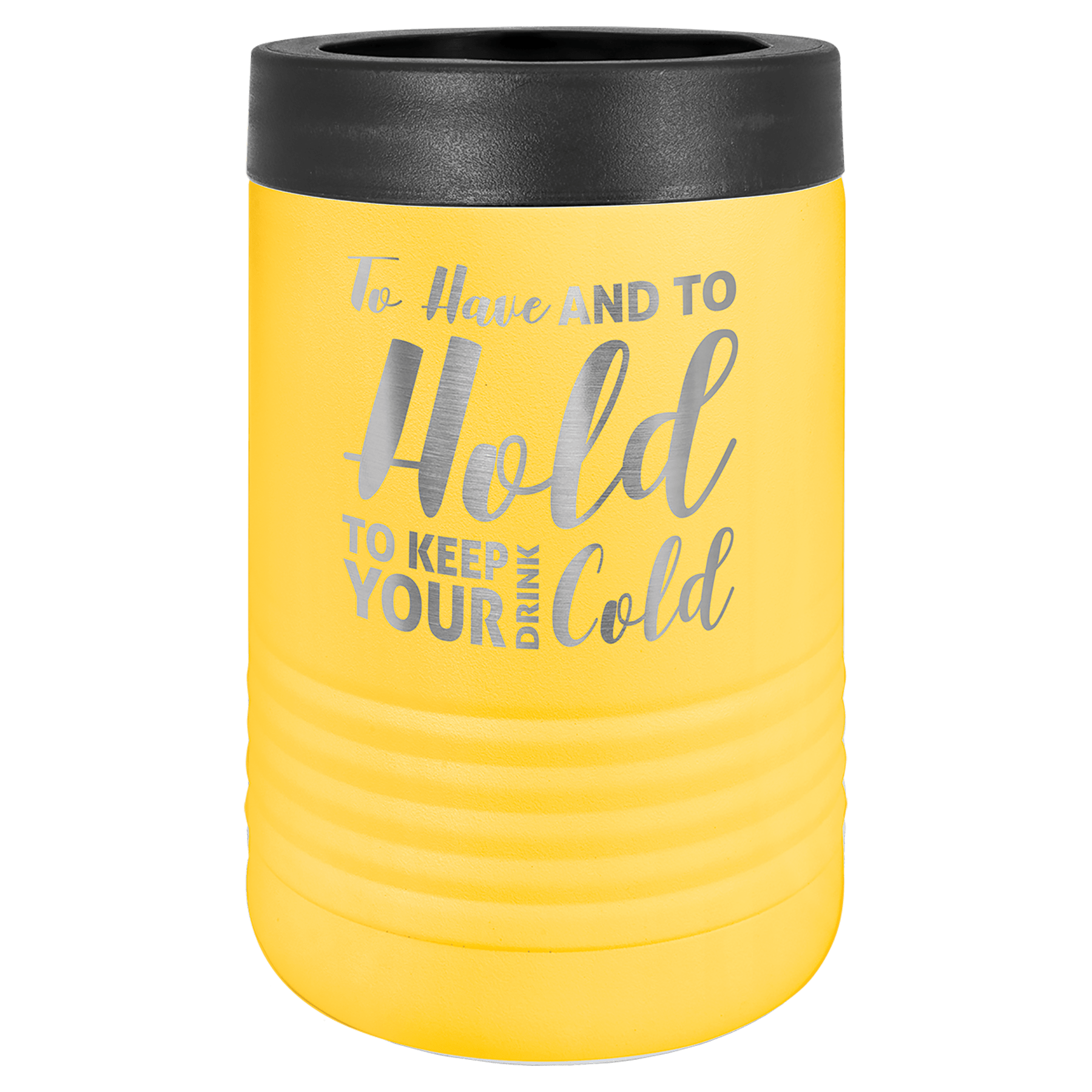 Polar Camel Yellow Stainless Steel Beverage Holder