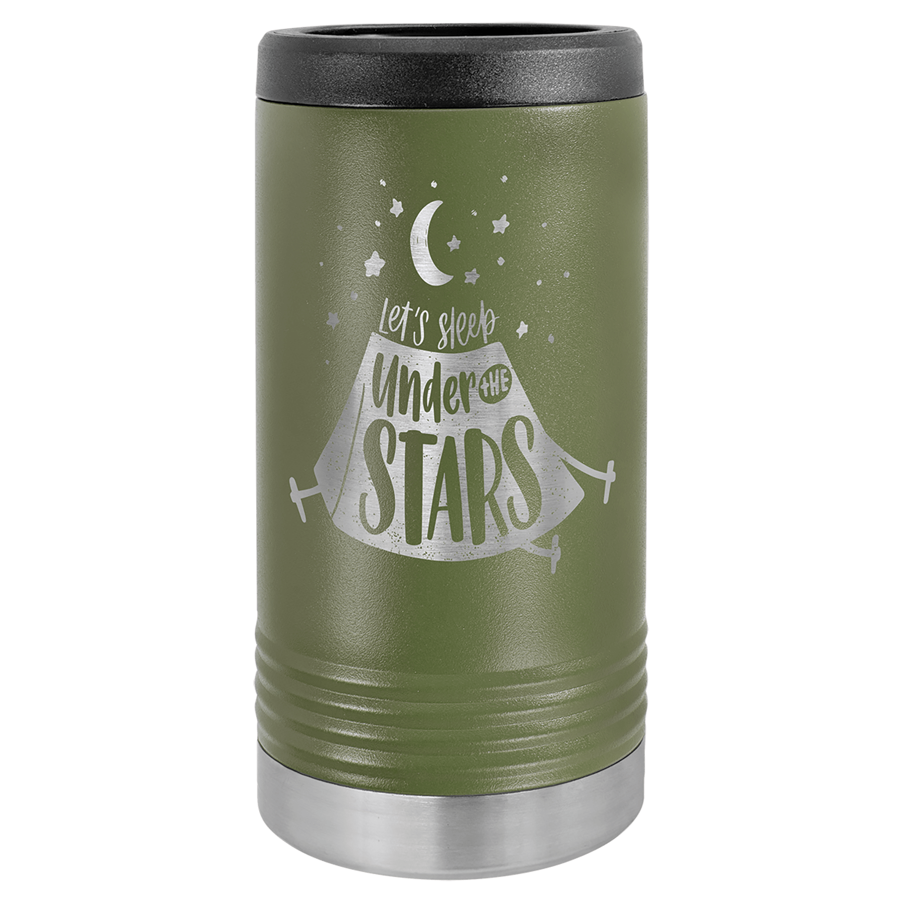Polar Camel Olive Green Slim Beverage Holder