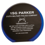5.5" Black/Blue Luminary Circle Acrylic