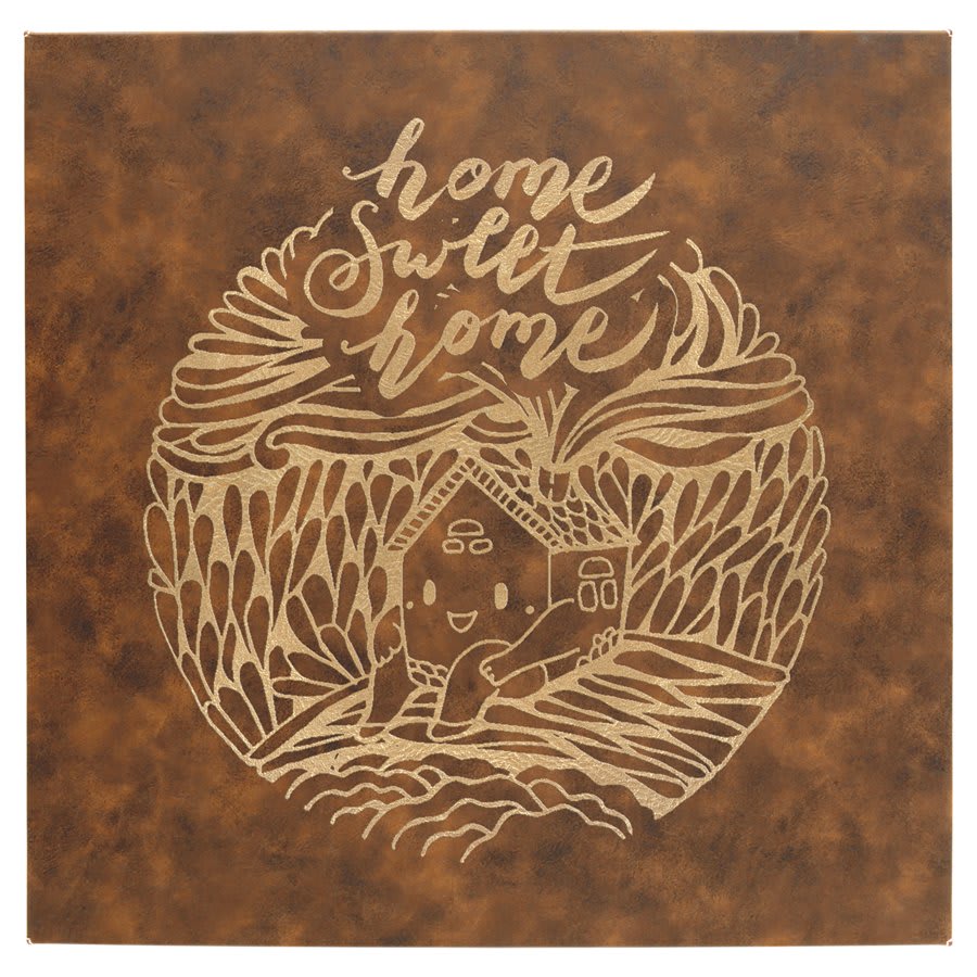 Leatherette Wall Decor with Sawtooth Hanger - SW14