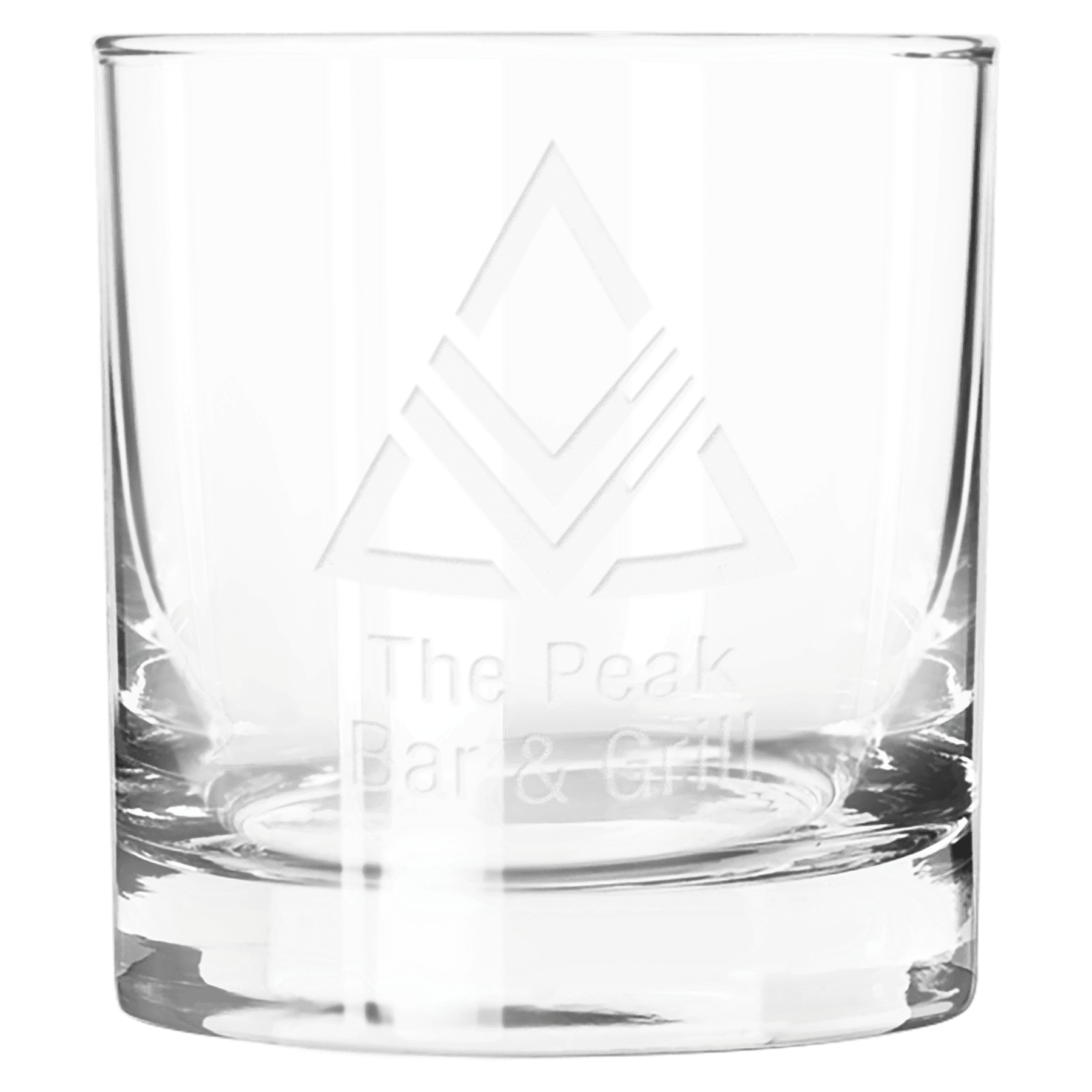 Heavy Base Finedge Rocks Glass - GWR33