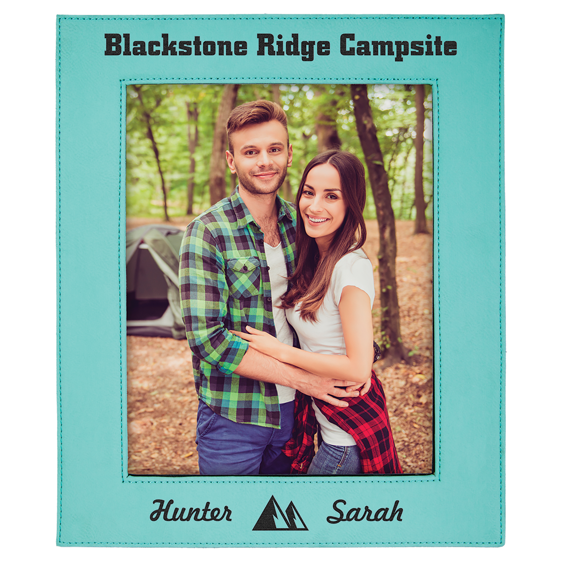 8" x 10" Teal Leatherette Photo Frame