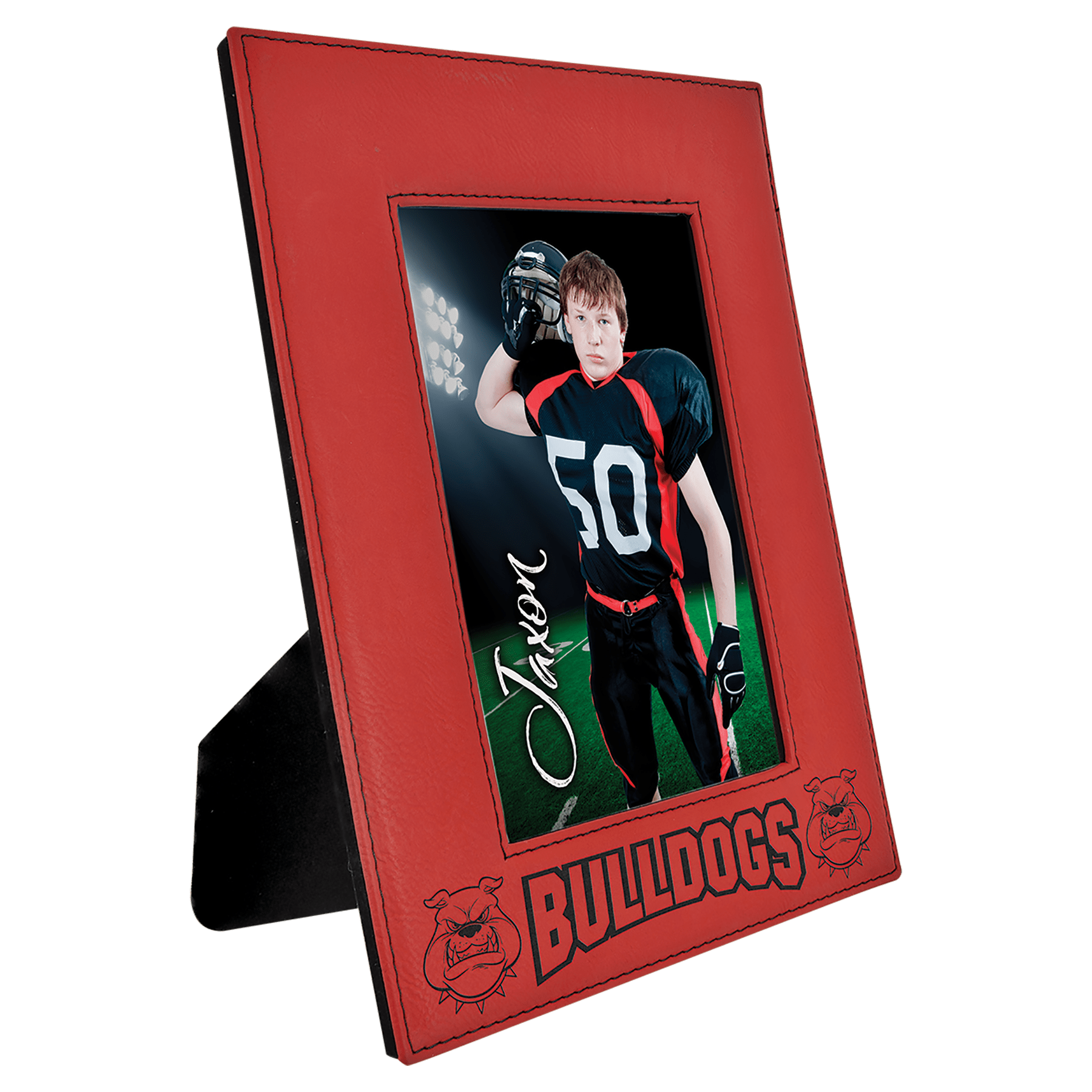 5" x 7" Red Leatherette Photo Frame
