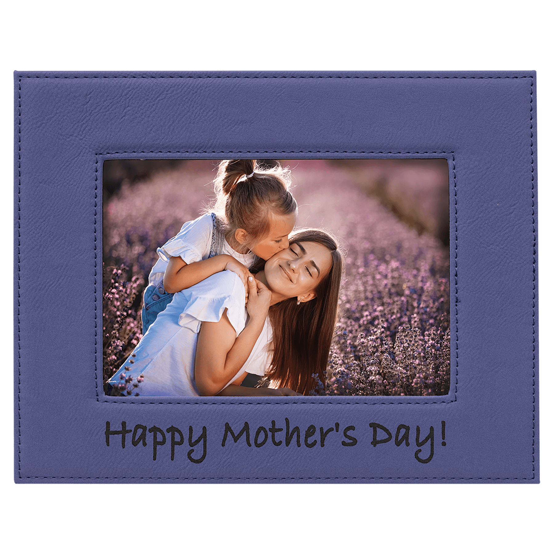 5" x 7" Purple Leatherette Photo Frame