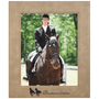 8" x 10" Light Brown Leatherette Photo Frame