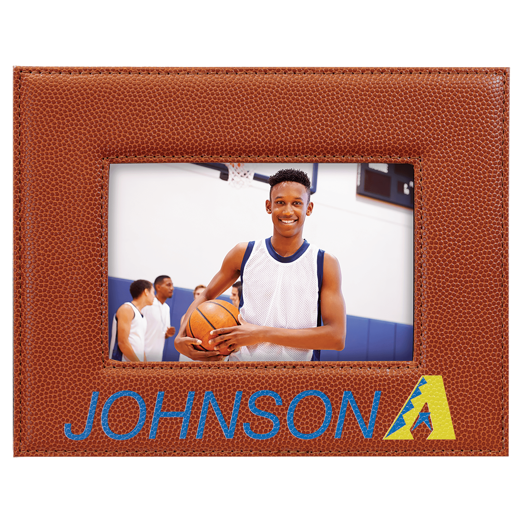 4" x 6" Basketball Leatherette Photo Frame