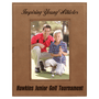4" x 6" Dark Brown Leatherette Photo Frame