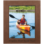 8" x 10" Dark Brown Leatherette Photo Frame