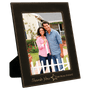 8" x 10" Black/Gold Leatherette Photo Frame