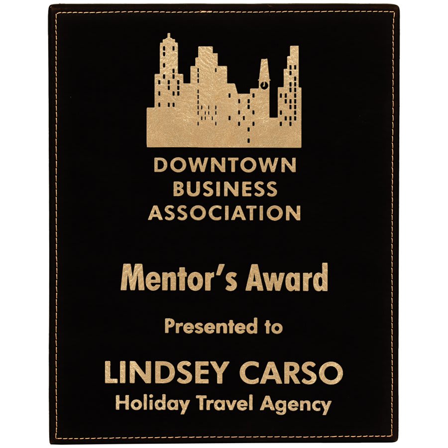 Leatherette Plaque - PL01