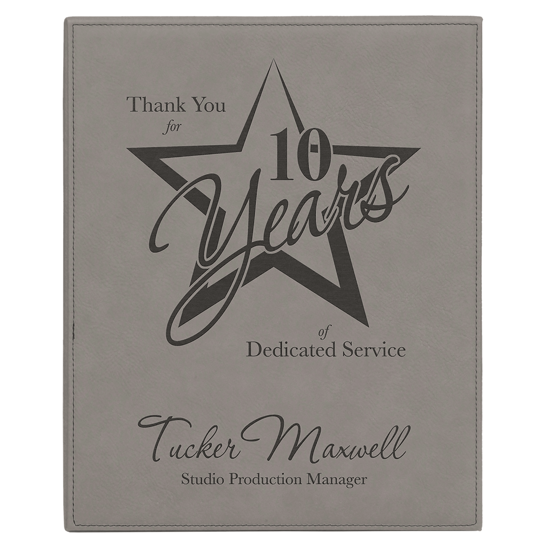 Leatherette Plaque - PL01