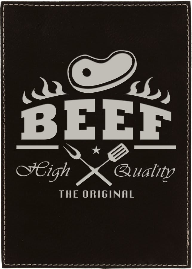 Leatherette Plaque - PL01
