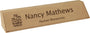 10.5" Light Brown Leatherette Desk Wedge