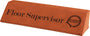 8.5" Rawhide Leatherette Desk Wedge