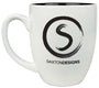 16 oz. White Ceramic Bistro LazerMug