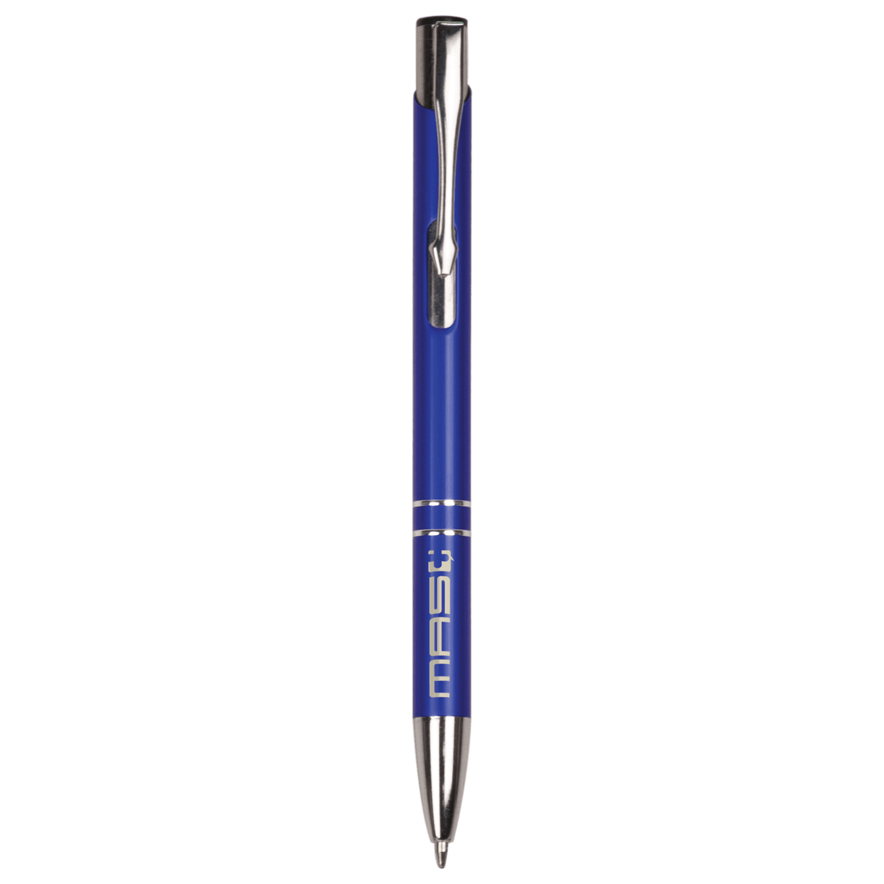 Blue with Silver Trim Pen